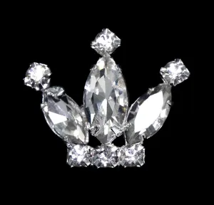 #11891 Rhinestone Crown Pin