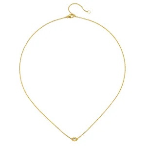 18 Karat Gold Rose Cut Marquise Diamond Necklace