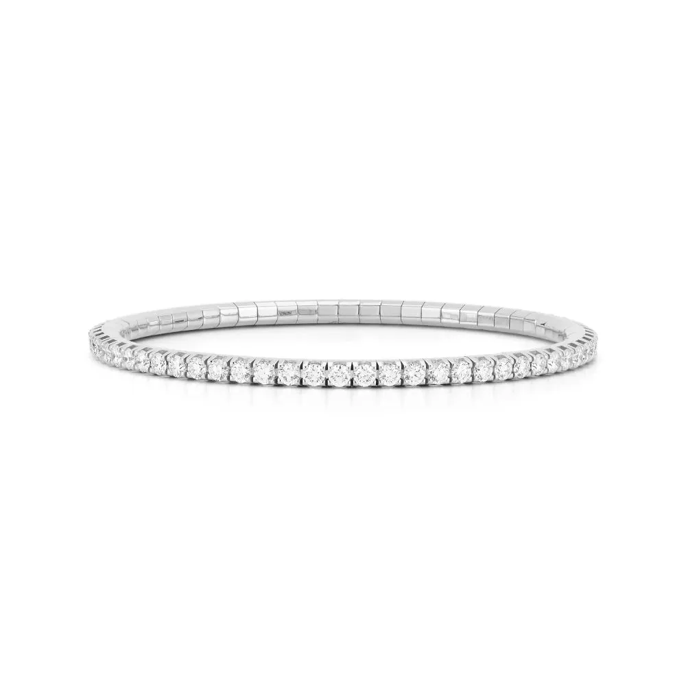 4.30CT Diamond Stretch Tennis Bracelet