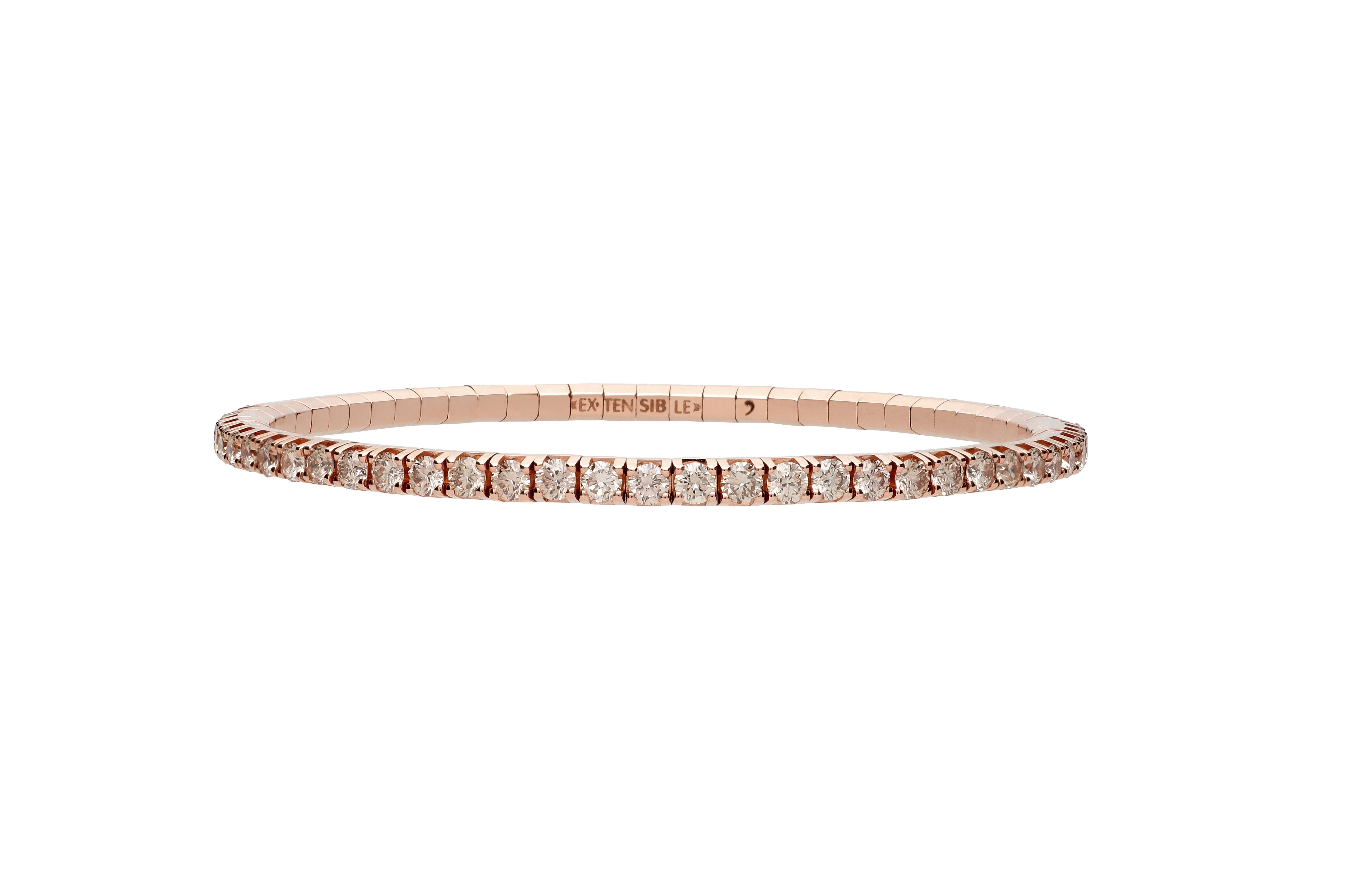 4.30CT Diamond Stretch Tennis Bracelet