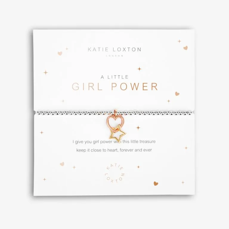A Little 'Girl Power' Silver Bracelet