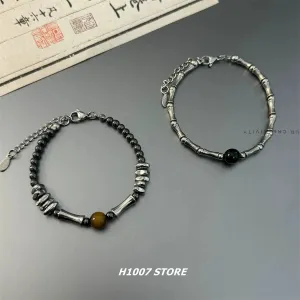 Bamboo Beaded Bracelet