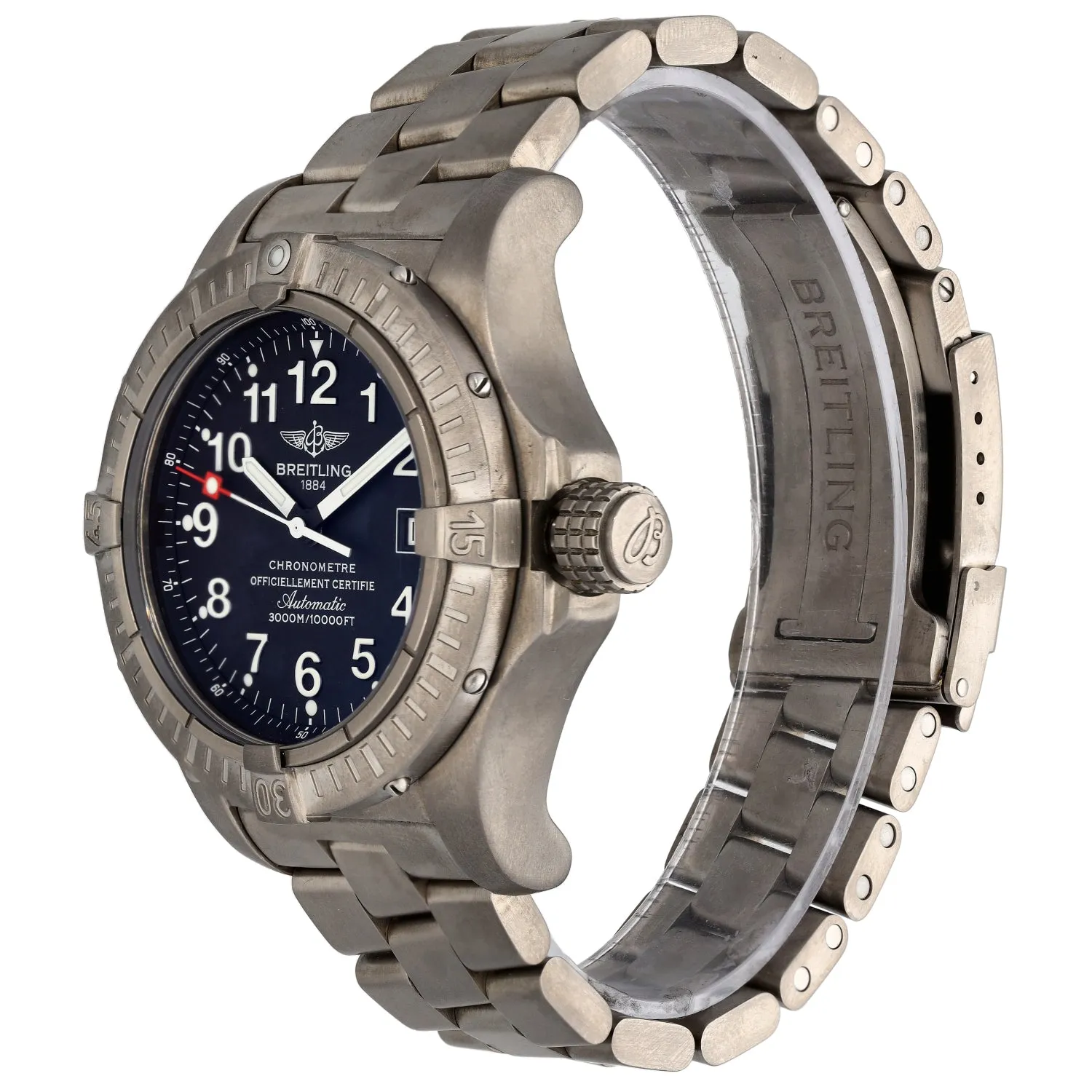 Breitling Avenger Seawolf E17370 42mm Titanium Watch - Reduced