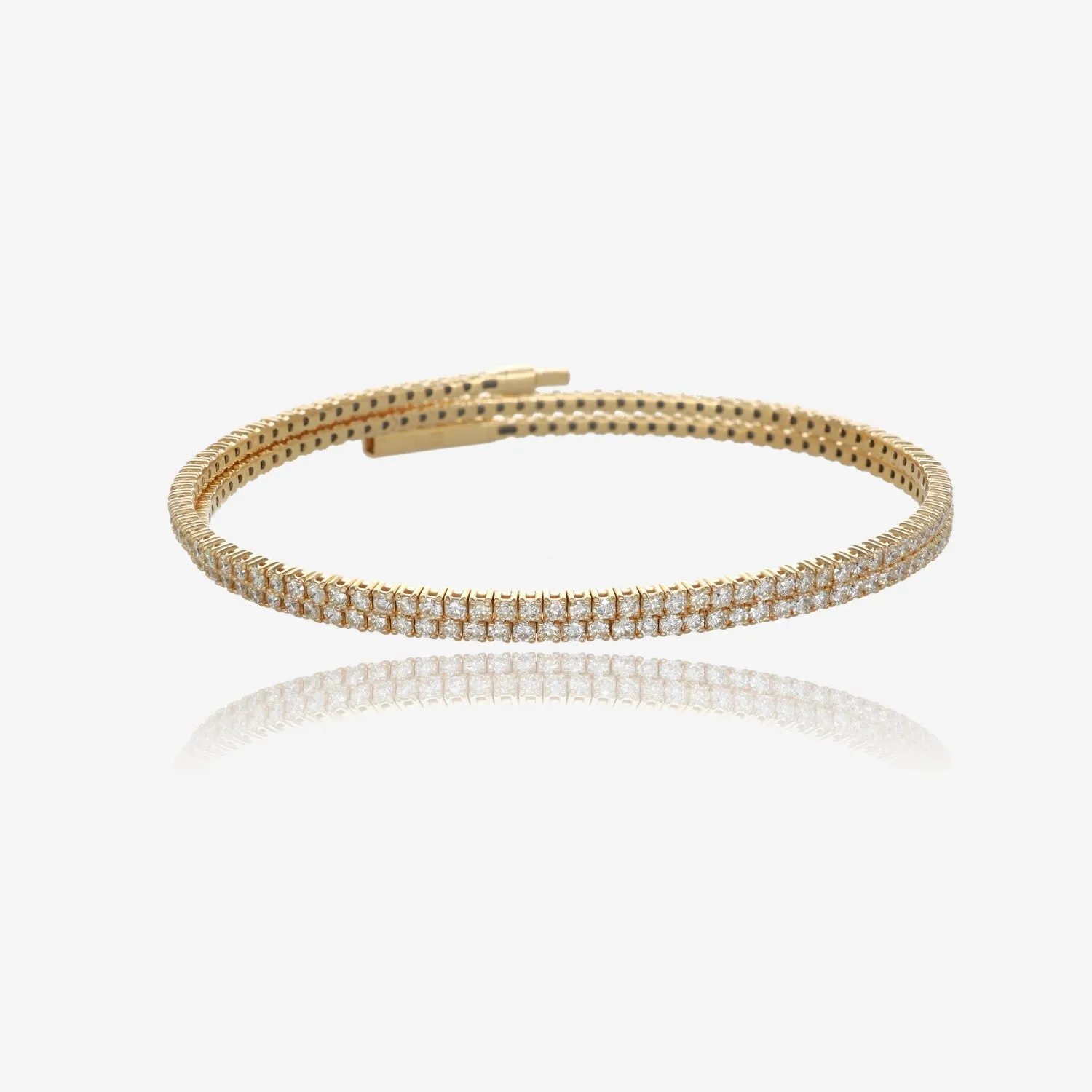 Double The Love Double Wrap Diamond Bracelet