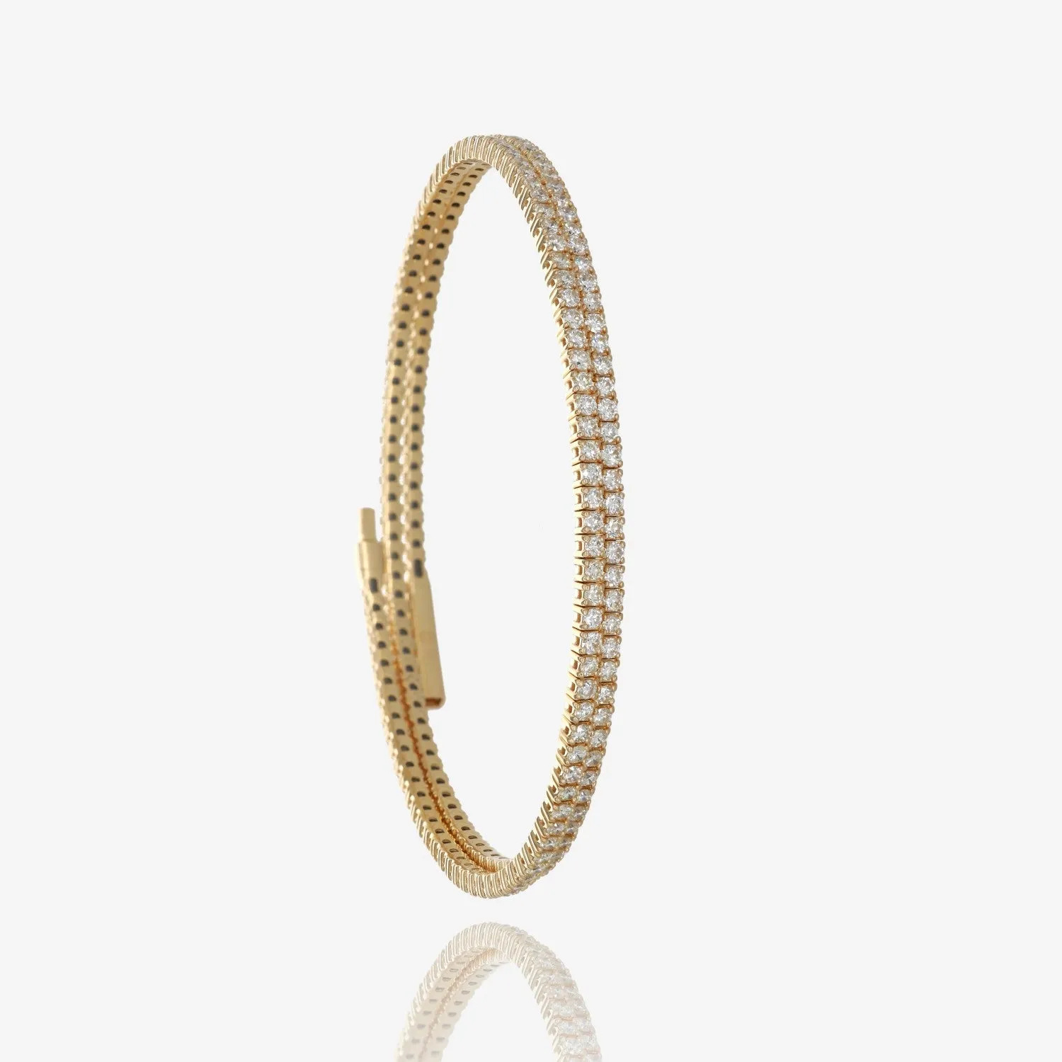 Double The Love Double Wrap Diamond Bracelet
