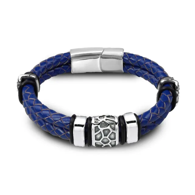 Irregularly Cracked Bead Bracelet