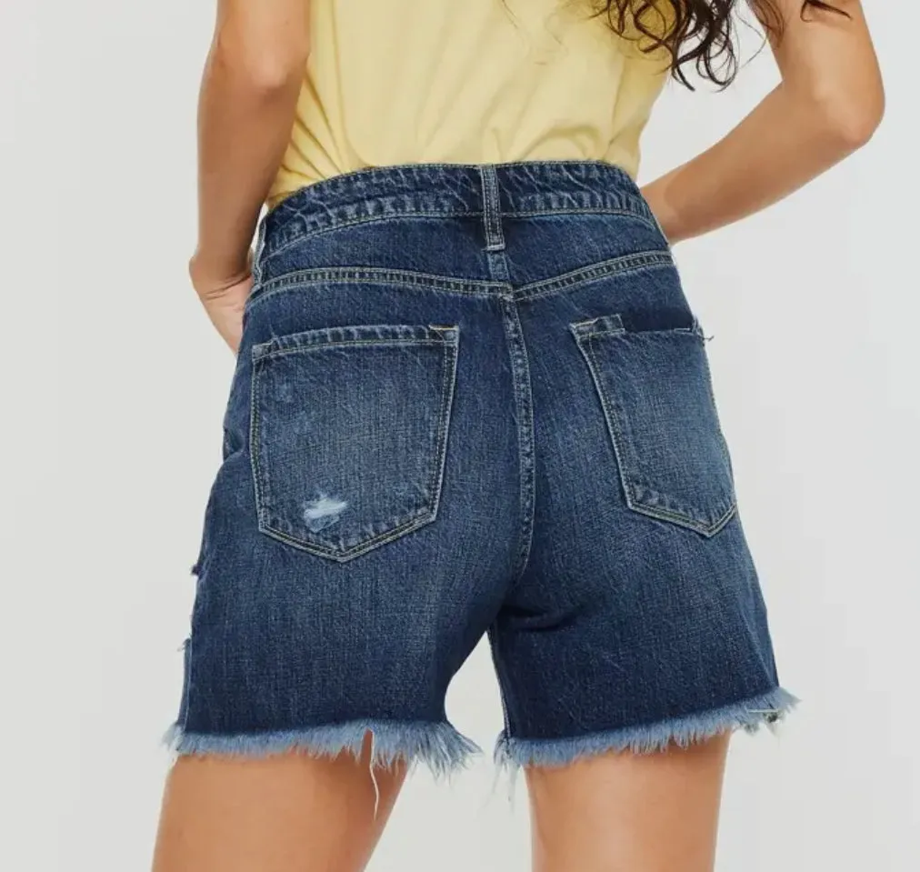 Kancan Distressed Demin Shorts