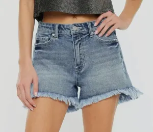 Kancan High Rise Denim Shorts