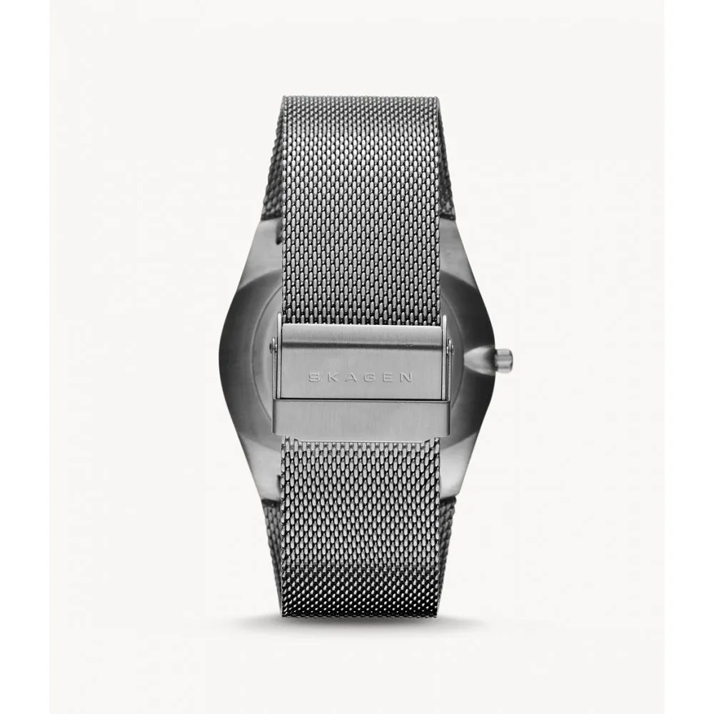 Melbye Steel Mesh Gents Watch - Charcoal - SKW6007