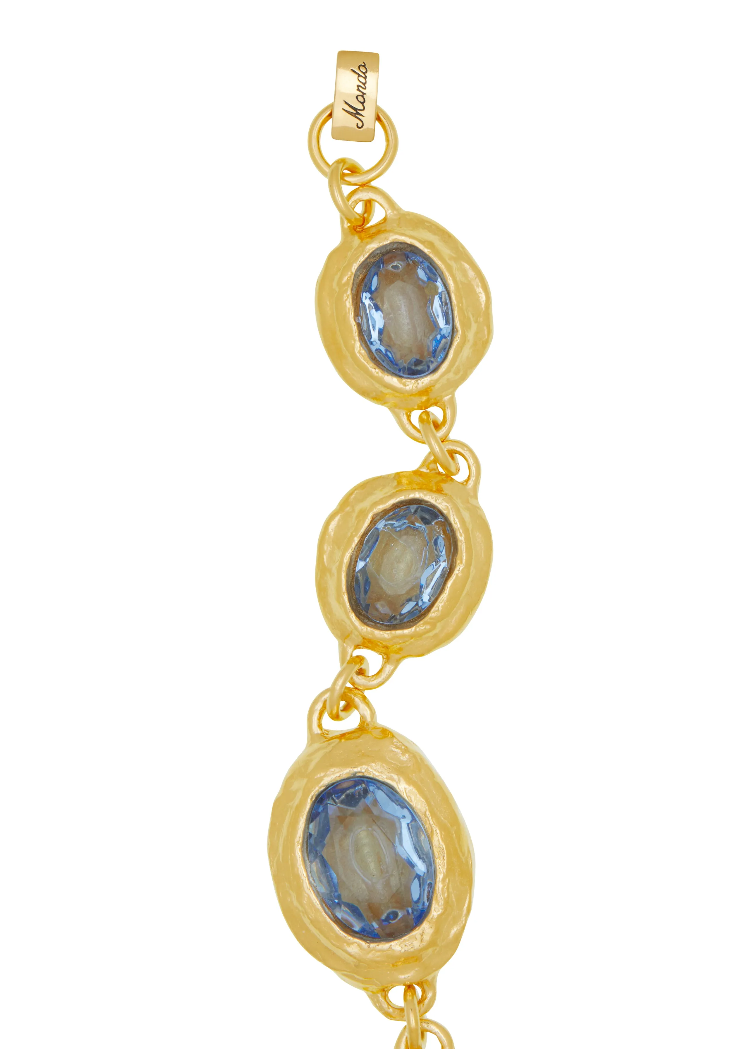 Monsieur Bracelet in Gold - Light Blue