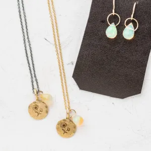 October Birth Flower Necklace: Cosmos