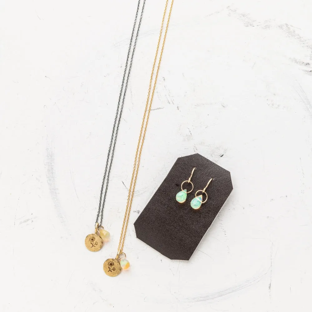 October Birth Flower Necklace: Cosmos