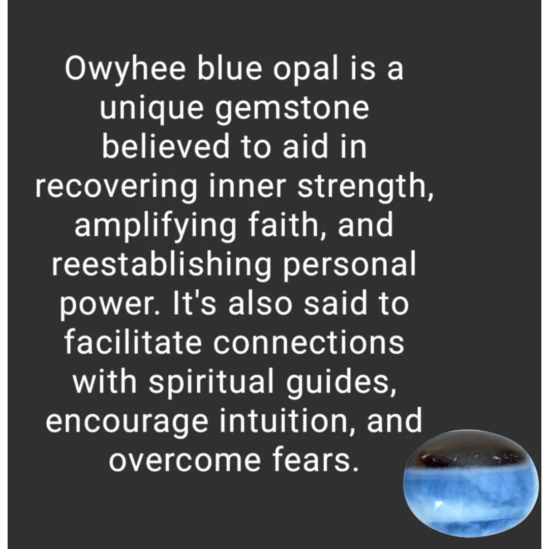 Owyhee Blue opal - Copper wrapped- Necklace