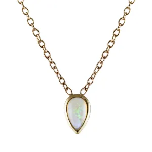 PEAR OPAL NECKLACE