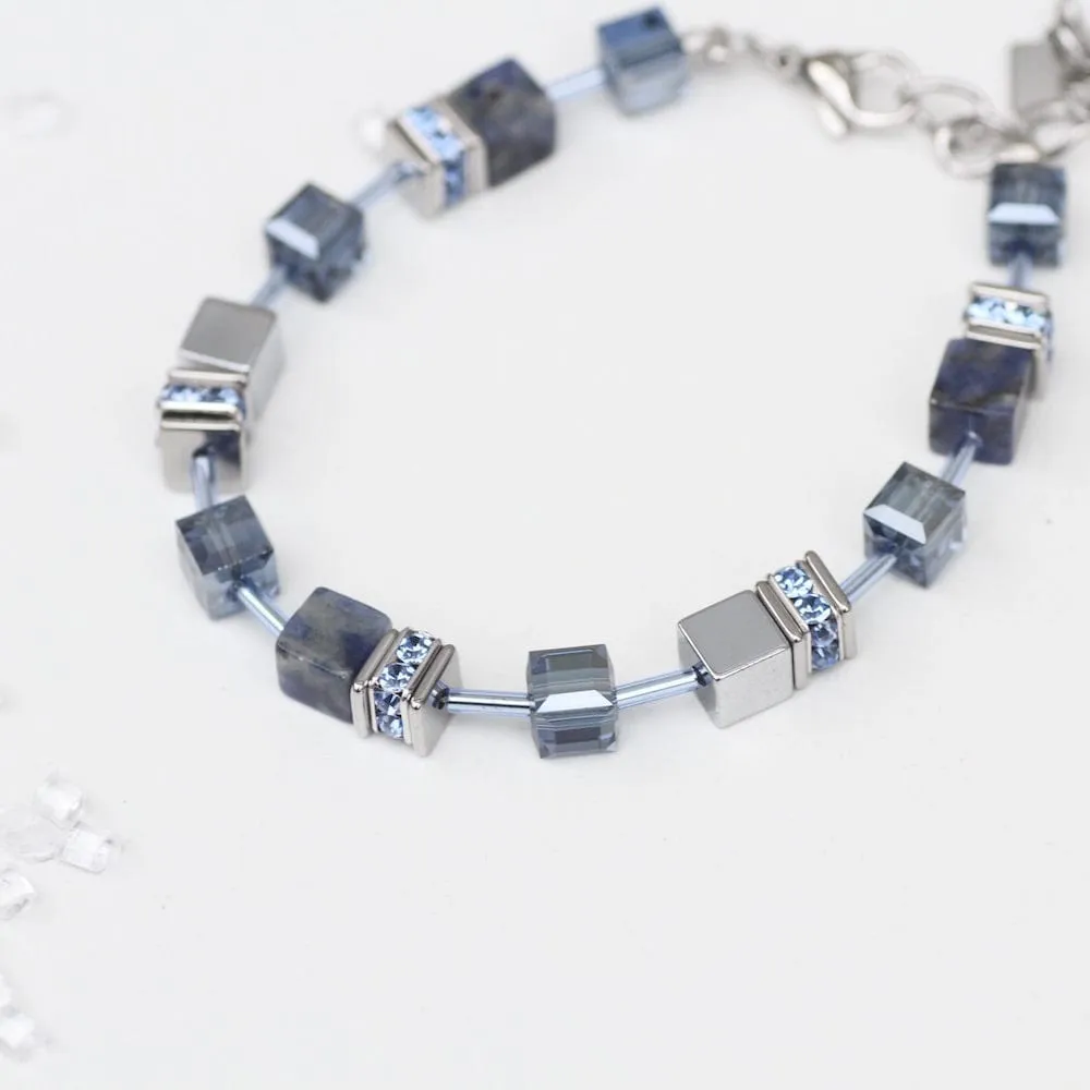 SODALITE GEO CUBE BRACELET