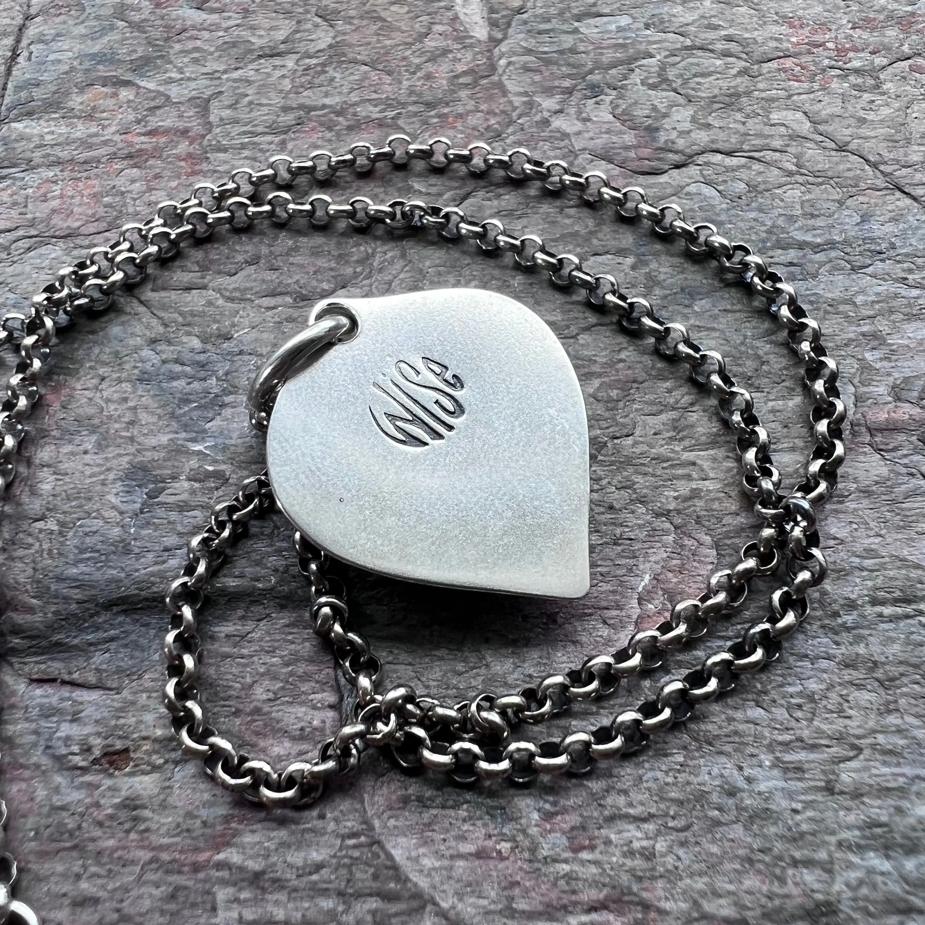 Sterling Silver Opal Necklace Natural Stone Genuine Opal and Chalcedony Pendant Necklace Handmade Jewelry