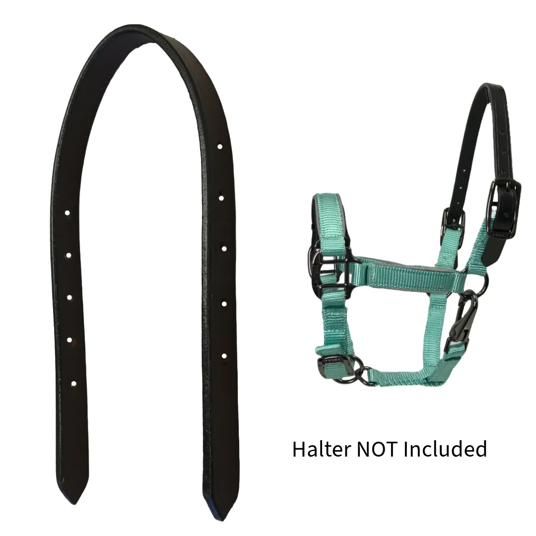 Tahoe Tack 14” Replacement Leather Breakaway Crown for Mini Horse Halters