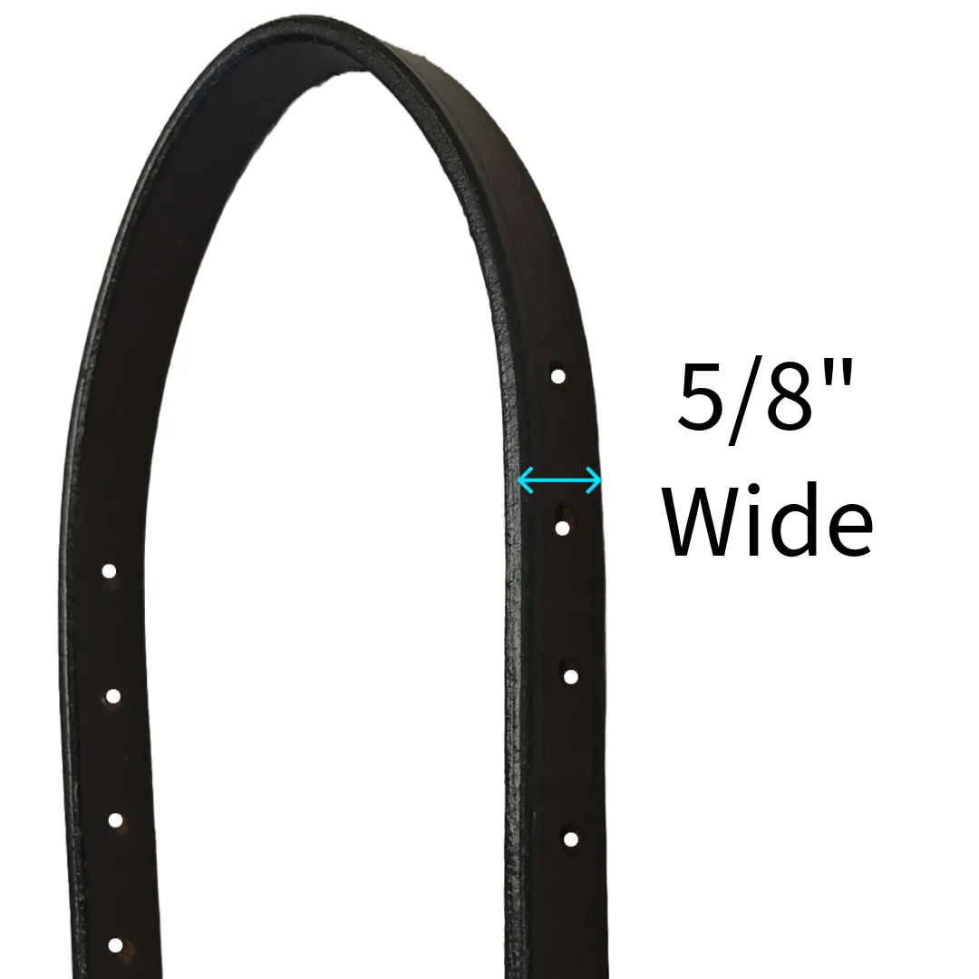 Tahoe Tack 14” Replacement Leather Breakaway Crown for Mini Horse Halters