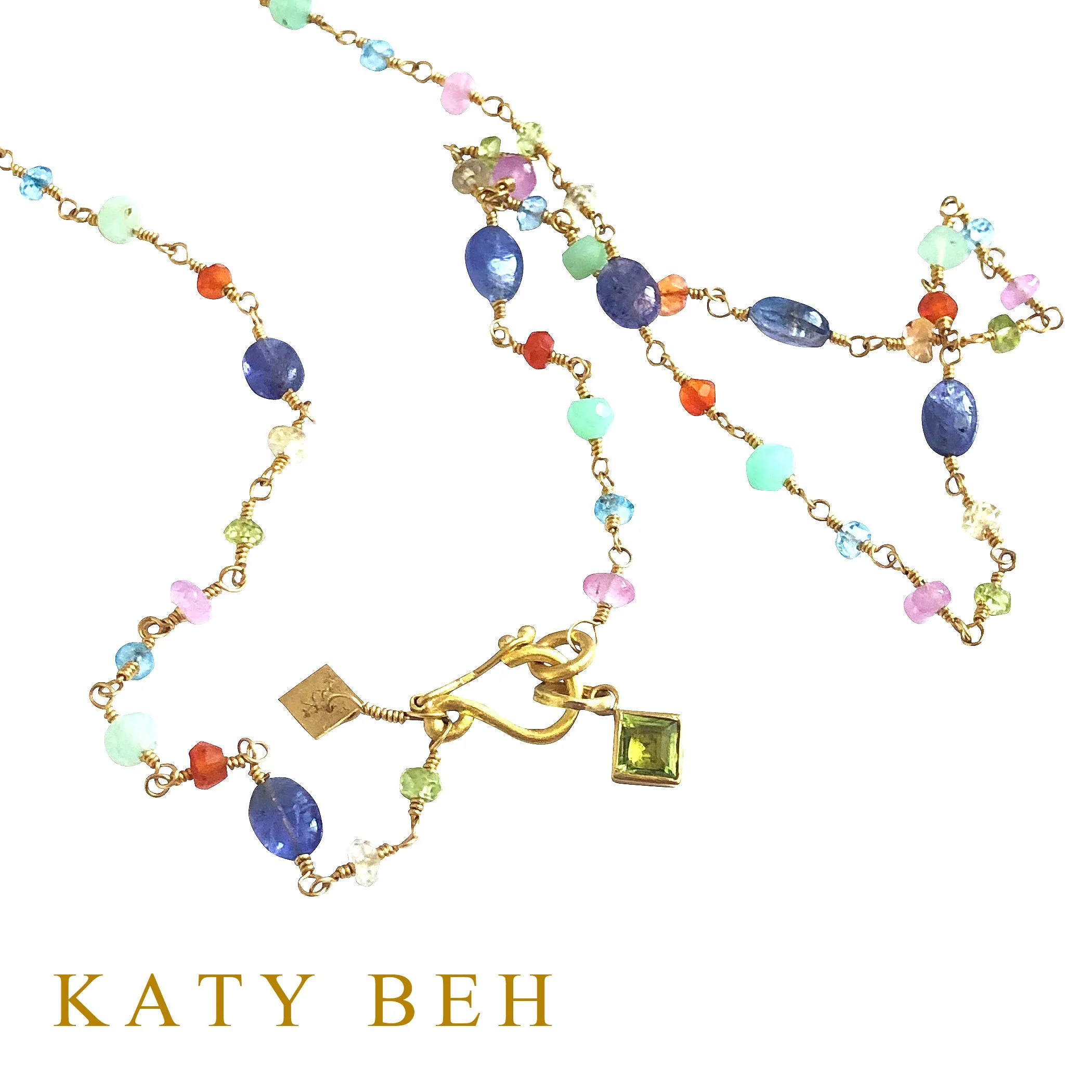 Thea Tanzanite and Fancy Mix Gemstone Necklace