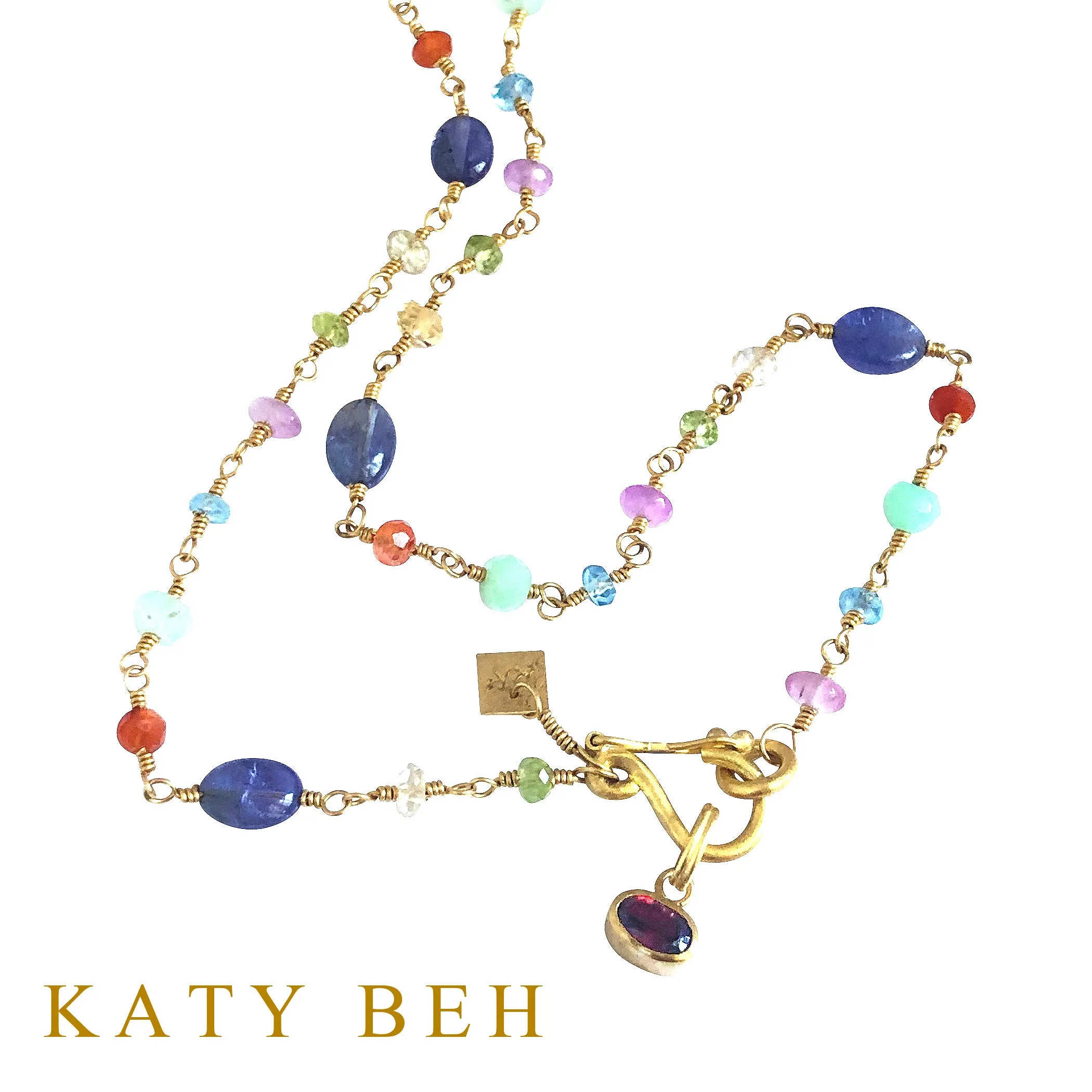 Thea Tanzanite and Fancy Mix Gemstone Necklace