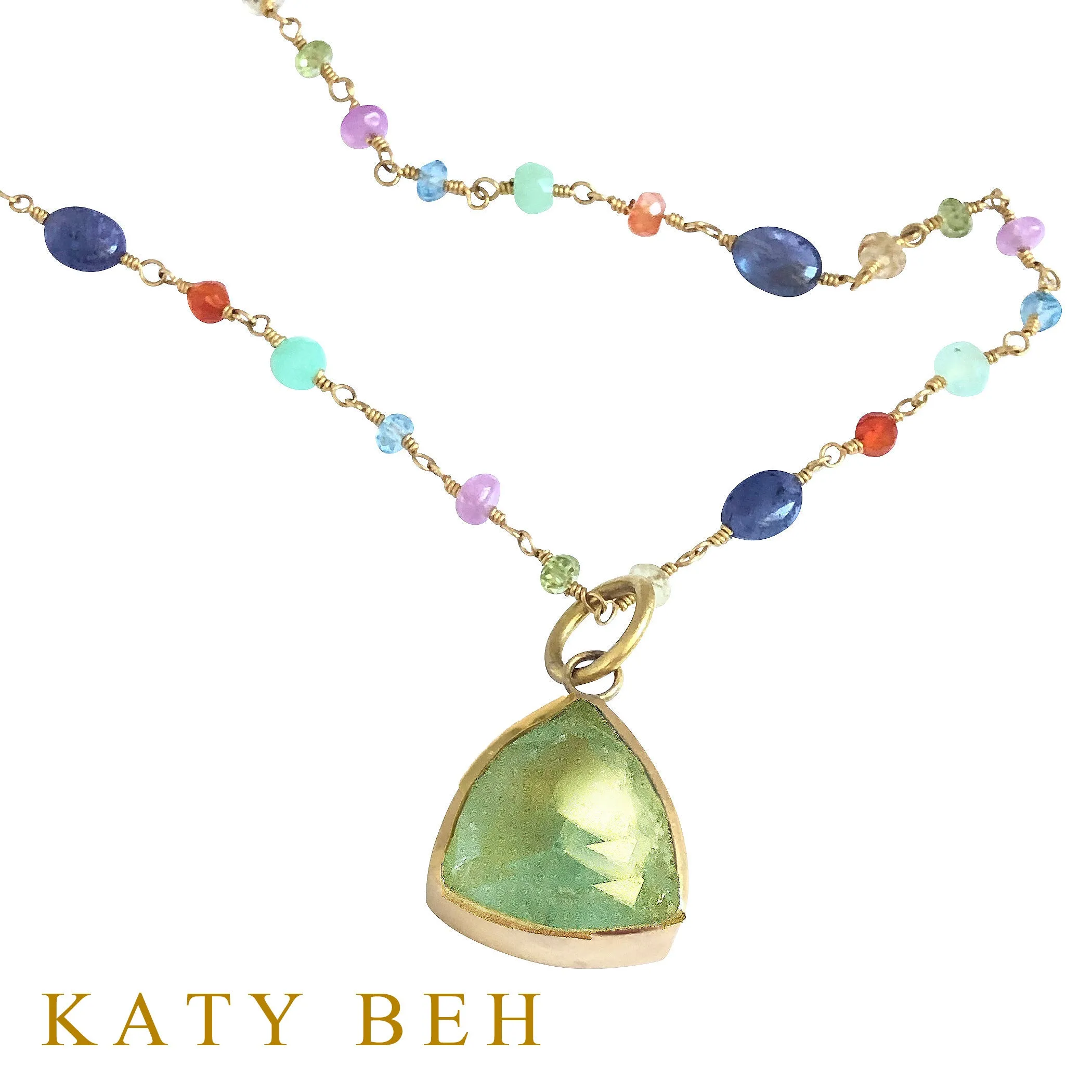 Thea Tanzanite and Fancy Mix Gemstone Necklace