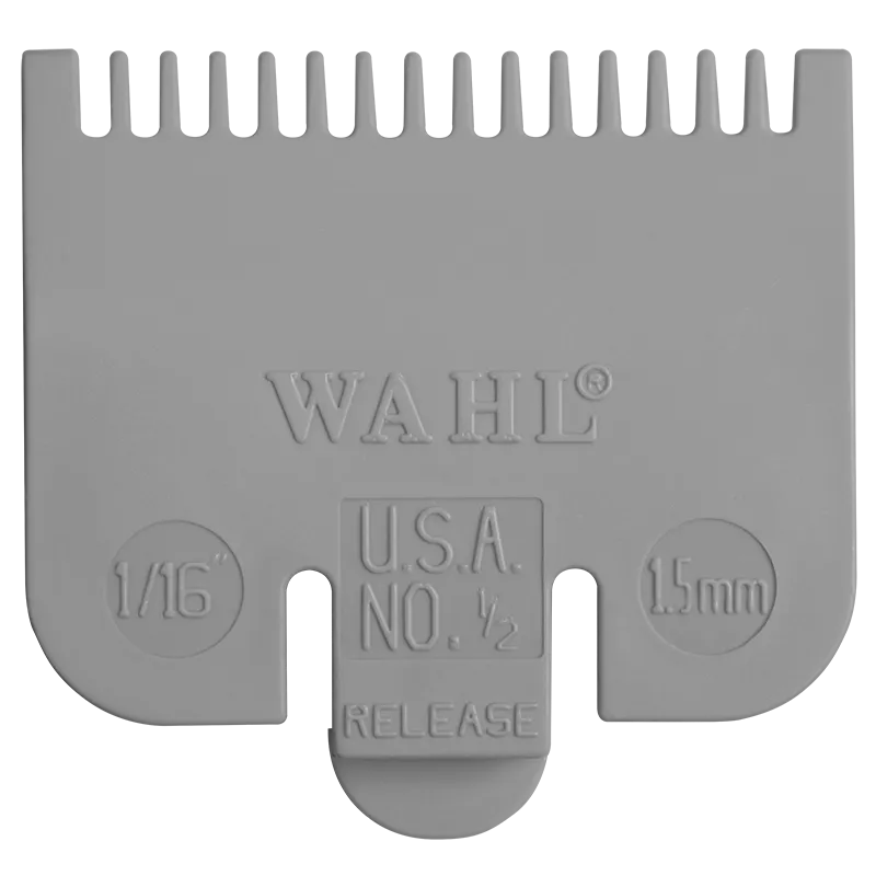 Wahl Plastic Tab Guide #1/2 Grey Plastic 1/16" - 1.5mm