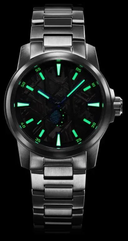 Zelos Aurora Moonphase Meteorite